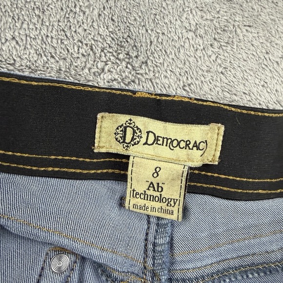 Democracy Ab Technology‎ Jeans Womens 8 Blue Medium Wash Mid Rise Slimming - Picture 9 of 13
